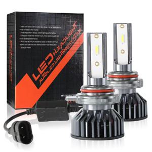 Heyword 차량용 LED 헤드라이트, 1860 CSP 칩, 6000k, h4, h7, h1, 9005, H7, h11, 22000lm, 120W