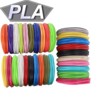 3D 펜 인쇄 재료를 위한 다채로운 PLA 필라멘트 직경 1.75mm 10/20/30 색상 100M 150M 200M 무색 및 무취 어린이를 위한 안전하고 환경 친화적인 3D 인쇄 펜 소모품