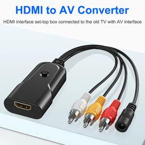 HDMI to AV/RCA CVBS 미니 어댑터, HDMI2AV AV AV (CVBS) 용 HDMI, PS3, PC, VCR, NTSC용