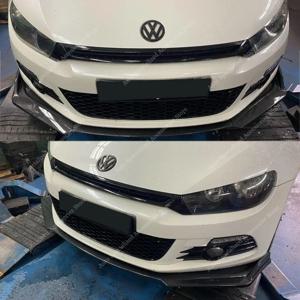 VW Scirocco MK3 R-라인 ABS 프론트 범퍼 립 스포일러 스플리터 디퓨저 Scirocco III R-라인 전용 2010-2014 바디 키트 튜닝