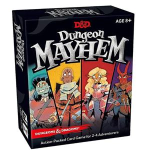 Dungeones Mayhem Dungeonsing 드래곤 카드 게임, 120 카드 장난감 엔터테인먼트 파티, 가족 친구 배틀, 발더스 게이트 보드