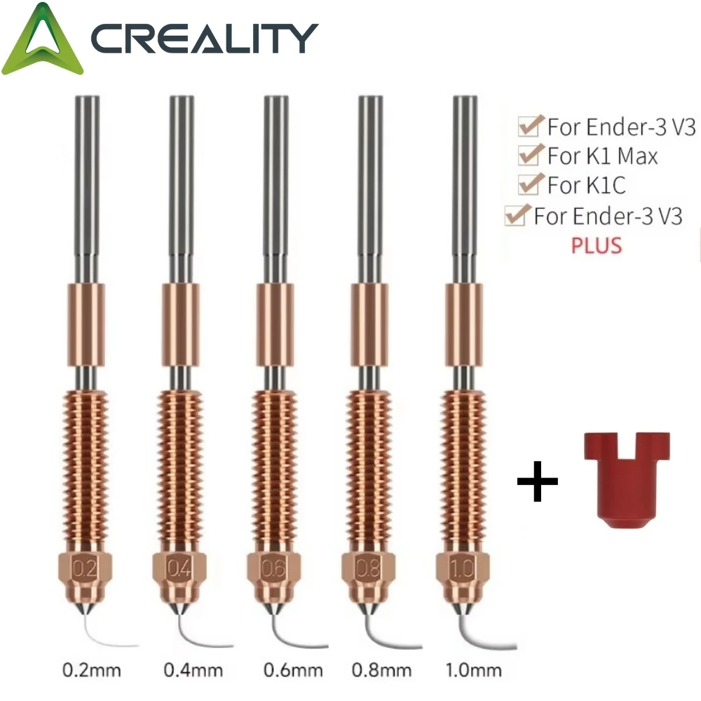 Creality 유니콘 퀵 스왑 깍지 키트, 빠른 설치, 고유량 인쇄, 업그레이드 소재, K1C_K1 Max_Ender-3 V3