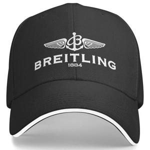 Breitling 로고 2024 및 심볼 (3) 캐주얼 야구 모자, 트럭 운전사 모자, 선바이저 모자, 재미있는 야구 모자, 여름 패션