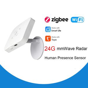 ZigBee 조명 스위치용 MmWave 레이더 인체 존재 모션 센서, 조도 감지, 투야 스마트 라이프 홈, 24G, 110 V, 220V