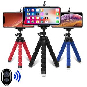 삼각대 삼각대 전화 모바일 카메라 홀더 클립 스마트 폰 Monopod Tripe 스탠드 문어 미니 삼각대 Stativ 전화