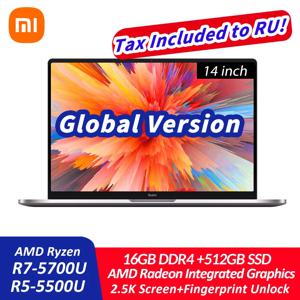 Xiaomi RedmiBook Pro 14 노트북 AMD Ryzen 5700U /5500U 프로세서 16GB DDR4 + 512GB SSD 2.5K 슈퍼 레티 나 풀 스크린 노트북