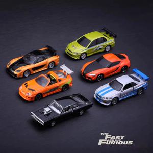 TOMY Fast & Furious 도요타 수프라 닛산 GTR 합금 자동차 다이캐스트 및 장난감 차량, 자동차 모델 미니어처 체중계 모델 자동차, 어린이용