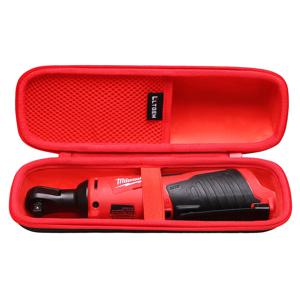 LTGEM 밀워키 2457-20 M12 무선 하드 케이스, 3/8 인치 서브 컴팩트 35 ft-Lbs 250 RPM 래칫 여행용 보호 가방 (케이스 전용)