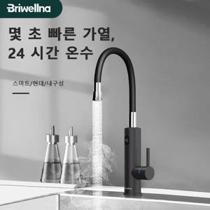 Briwellna-전기 온수기 220V 2 인 1 주방 수도꼭지, 범용 스파우트 전기 수도꼭지 포함