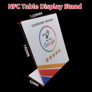 NFC 구글 리뷰용 NFC 스탠드 디스플레이 테이블 디스플레이, NFC NT/AG215 카드 스탠드, 구글 리뷰용 RFID ISO14443A, 504 바이트, 13.56Mhz