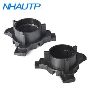 NHAUTP H7 LED 어댑터 거치대, 현대 뉴 산타페 투싼 QASHQAI 소나타 9 번째 헤드라이트 램프 베이스, 기아 K3 K4 K5 소렌토용, 2 개