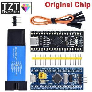 TZT ST-LINK V2 시뮬레이터 다운로드 프로그래머, STM32F103C8T6 ARM STM32 최소 시스템 개발 보드, STM32F401 STM32F411