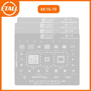 AmaoeMI16-19 BGA 리볼링 스텐실, 레드미 노트 10 K11 12PRO POCO X3 M3Pro M4 Pro X3GT MT6833V 6877V 6891Z CPU 주석 식재 그물