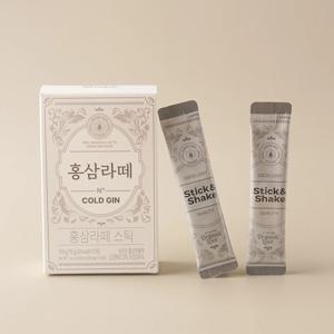 콜드진 홍삼라떼 스틱 홈카페 음료베이스 1팩(15g x 10개입)