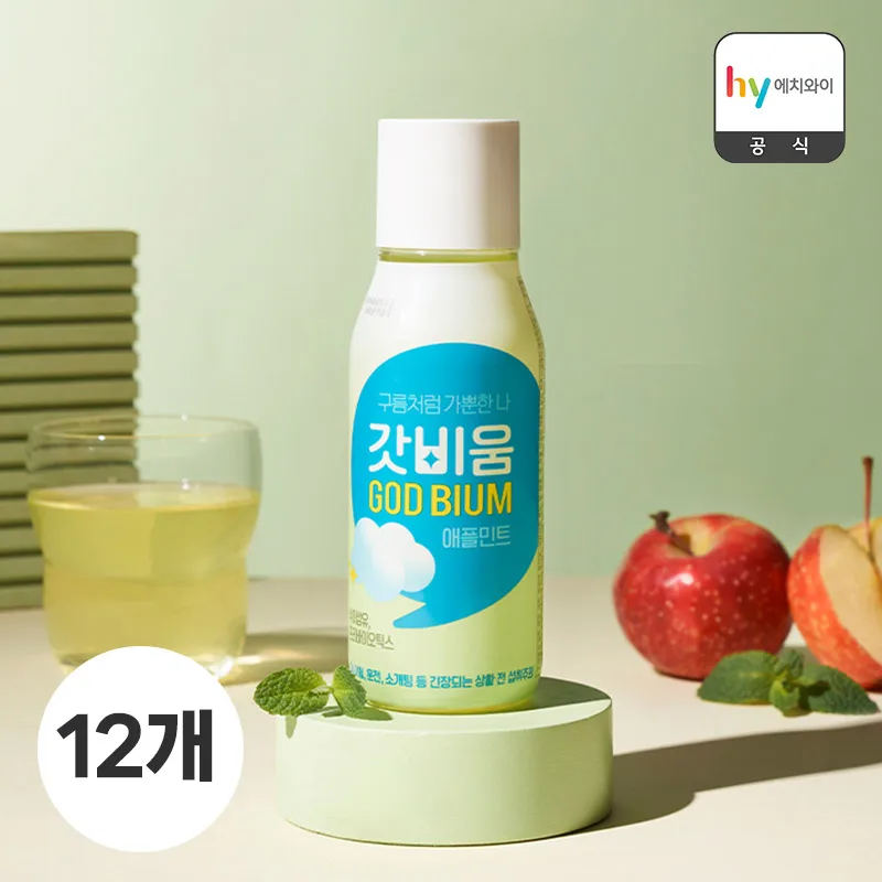 [이너클린 음료] 갓비움 애플민트 230ml 12개