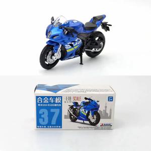 Caipo 1:18 스즈키 GSX-R1000 합금 & 플라스틱 오토바이 소년 장난감 컬렉션 친구 어린이 선물