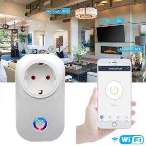 대한민국 EU 스마트 플러그 WiFi 소켓 전력 에너지 미터 10A/16A 전력 모니터 타이밍 기능 Tuya SmartLife APP 제어 작동