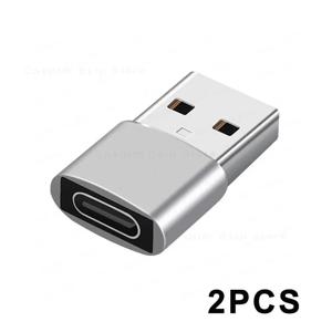 아이폰 14, 13, 12, 11 프로 맥스용, USB C타입 USB-C 변환기, USB to C타입 OTG 어댑터 케이블, 2 개 충전기 어댑터