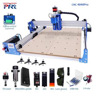 CNC 타각기 밀링 조각 조각기 라우터 레이저 GRBL ER11 스핀들, 목재 PCB PVC 아크릴 금속 PRTCNC, 4040 프로, 신제품