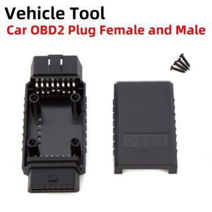 자동차 액세서리 암수 커넥터 플러그 어댑터, OBD OBDII EOBD J1962 OBD2 16 핀 배선 어댑터, 12 V, 24V