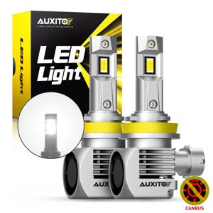 AUXITO 2x100W H11 H8 H4 H7 LED Canbus 터보 전조등 전구 9005 HB3 9006 HB2 9012 HIR2 H13 9008 9007 HB5 LED 헤드 램프