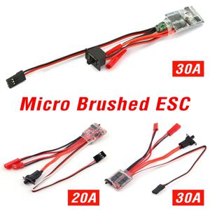 마이크로 ESC 20A 30A 브러시 ESC RC ESC 전기 속도 컨트롤러 2S 4 ~ 8v DIY 미니 1/16 1/18 1/24 RC 자동차 보트 탱크, 브레이크 포함