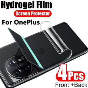 OnePlus 스크린 보호대 하이드로겔 필름, OnePlus 11 R 10T 9 Rt 10 Pro, One Plus ACE 2 V 8 Pro 8T 7 7 7T Nord 2T ACE3 12 12R 용 후면 필름