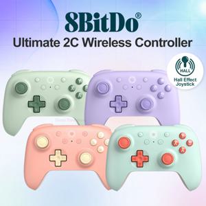 8BitDo Ultimate 2C 무선 게임 컨트롤러 게임 패드, PC, 윈도우 10, 11, 스팀 PC, 라즈베리 파이, 안드로이드용, 2.4G