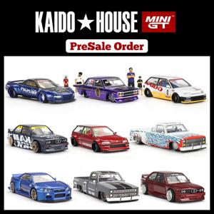 예약 구매 Kaido House MINIGT 1:64 M3 E30 GTR R34 카본 510 NSX 시빅 왜건 240Z 실베라도 다이캐스트 자동차 모델 장난감, 월 업데이트