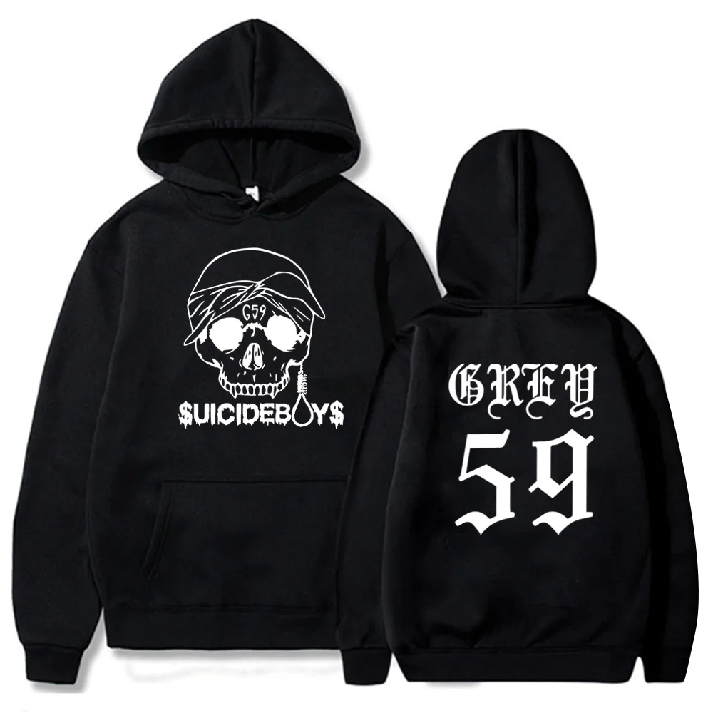 Suicideboys G59 후드티, 자살 소년 선풍기 풀오버 상의, 스트릿웨어, 빈티지 스타일 맨투맨 선물