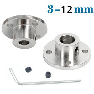 강성 플랜지 커플링 모터 가이드 샤프트 커플러 모터 지지대 커넥터, 3mm 3.17mm 4mm 5mm 6mm 6.35mm 7mm 8mm 10mm 11mm 12mm