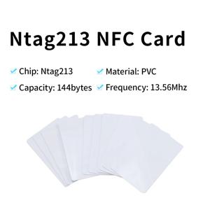 Ntag 213 카드, 13.56Mhz 호텔 카드, NFC Ntag213 카드, 빈 NFC 카드, 144 바이트 프로그래밍 가능 NFC 카드, 10 개