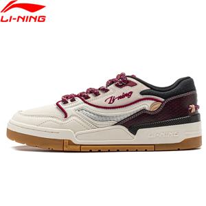 Li-Ning 남성용 클래식 라이프스타일 신발, 듀얼 쿠션, 편안한 안감, 웨어러블 스포츠 신발, 레저 스니커즈, AGCU031, 001 BTC