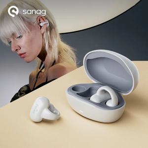 Sanag Z50s 오픈 이어 공기 전도 TWS 이어폰, 블루투스 무선 헤드폰, 파노라마 사운드, 스포츠 방수 이어 클립 이어버드