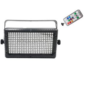 미니 LED 스트로브 포함 무선 컨트롤러, DJ 워시 바, 무대 조명 효과, RGB 3in 1, 48 파티션, DMX 슈퍼 브라이트, 60W