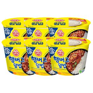 오뚜기컵밥 햄버그덮밥 310g 6개