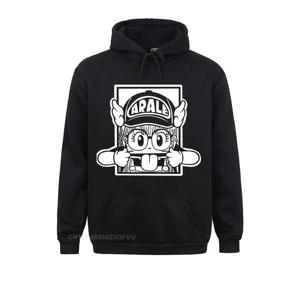 Arale 남녀공용 닥터 슬럼프 토리야마 애니메이션 만화, 90 년대 귀여운 로봇, 80 년대 레저 티, 긴팔 후드, 코튼 클래식 탑