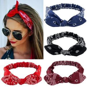 새로운 여성 스웨이드 부드러운 솔리드 인쇄 머리띠 빈티지 Boho 크로스 매듭 탄성 Hairbands Bandanas 여자 헤어 밴드 헤어 액세서리