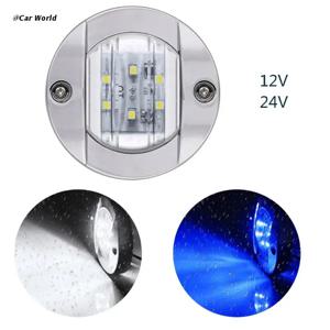 쉬운 설치 보트 요트 12/24V 빛에 대 한 LED 스턴 빛 밝은 밤 빛 75mm 직경 라운드 LED 빛