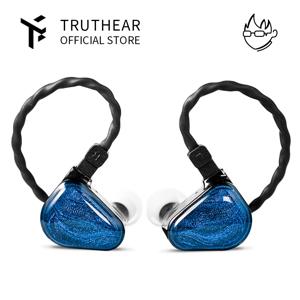 TRUTHEAR x Crinacle ZERO 이어폰 듀얼 다이나믹 드라이버 IEM 0.78 2 핀 케이블 이어버드