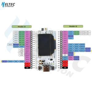 아두이노용 개발 보드, IOT 433-510 868MHz-928MHz SX1276 ESP32 LoRa, 0.96 인치 블루 OLED 디스플레이, 와이파이 Lora 32 V3, 2 개