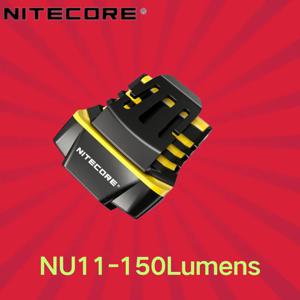 NITECORE NU11 헤드램프, 150 루멘 모션 센서, 경량 내장 600mAh 배터리, 충전식 러닝 헤드라이트