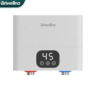 Briwellna 미니 탱크리스 전기 온수기, 싱크대 아래 순간 온수 오버싱크, 110V, 220V