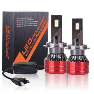 자동차 헤드라이트 전구, H4, H7, LED, H11, 9005, 9006, H1, 자동 전구, 160W, 24000LM, 6000K, 12V, 2 개