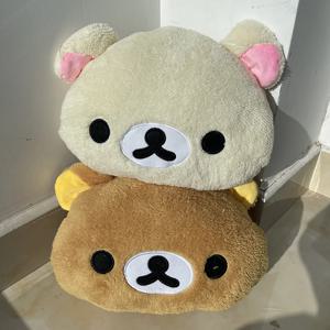 귀여운 Rilakkuma 봉제 인형 장난감, 따뜻한 손 베개, 만화 곰 봉제, 부드러운 쿠션, 생일 선물