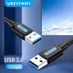 Vention USB 익스텐션 케이블 수-수 3.0 2.0 USB 연장 코드, 하드 디스크 TV 박스 라디에이터 USB 3.0 케이블 익스텐션