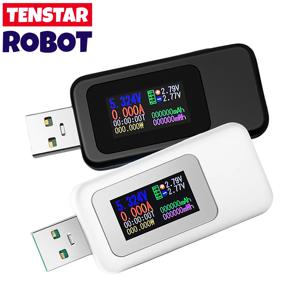 10 in 1 USB 테스터 DC 디지털 전압계 전류 전압계 암페어 전류 전압계 암페어 전압계 감지기 파워 뱅크 충전기 표시기