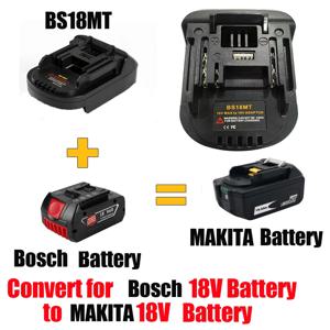 Bosch-18V BAT619G/620 배터리 어댑터 변환기 USB, Makita 18V BL 1860 리튬 건전지로 변환