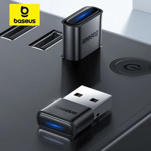 Baseus-USB 블루투스 어댑터, 블루투스 5.1 음악 오디오 수신기 송신기, PC 스피커 노트북 무선 마우스 USB 송신기