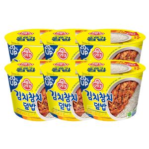 오뚜기컵밥 김치참치덮밥 310g 6개